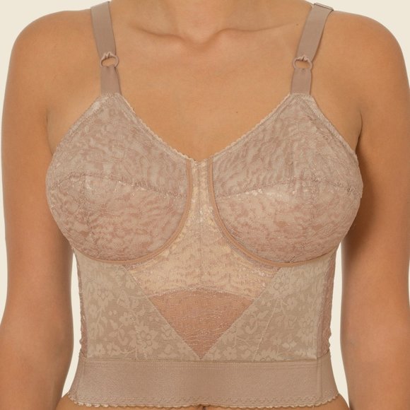 RAGO Long Line Firm Shaping Expandable Cup Bra MOCHA - 2202 - Picture 1 of 1